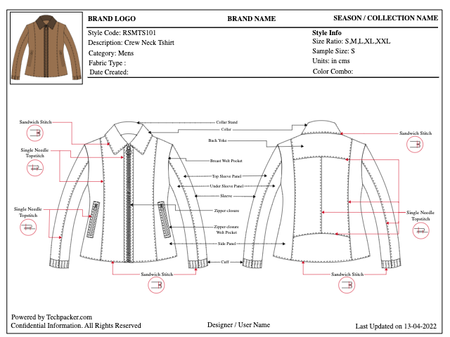 Jacket Sketches