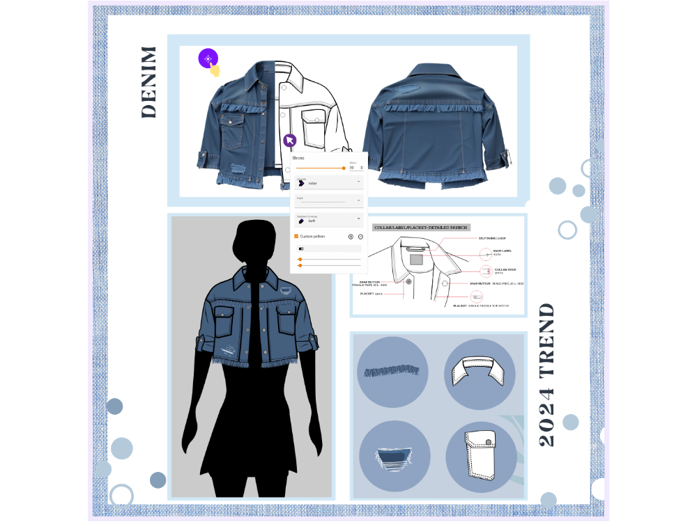 Denim Sketches