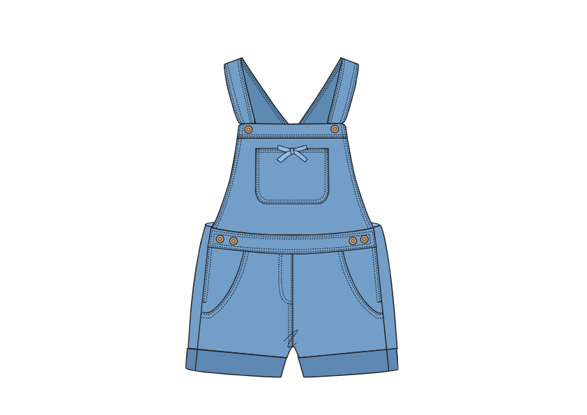 Overall & Dungaree Sketches