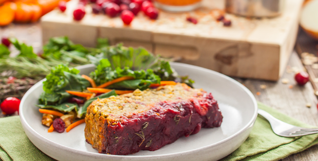 Cranberry-Lentil-Loaf