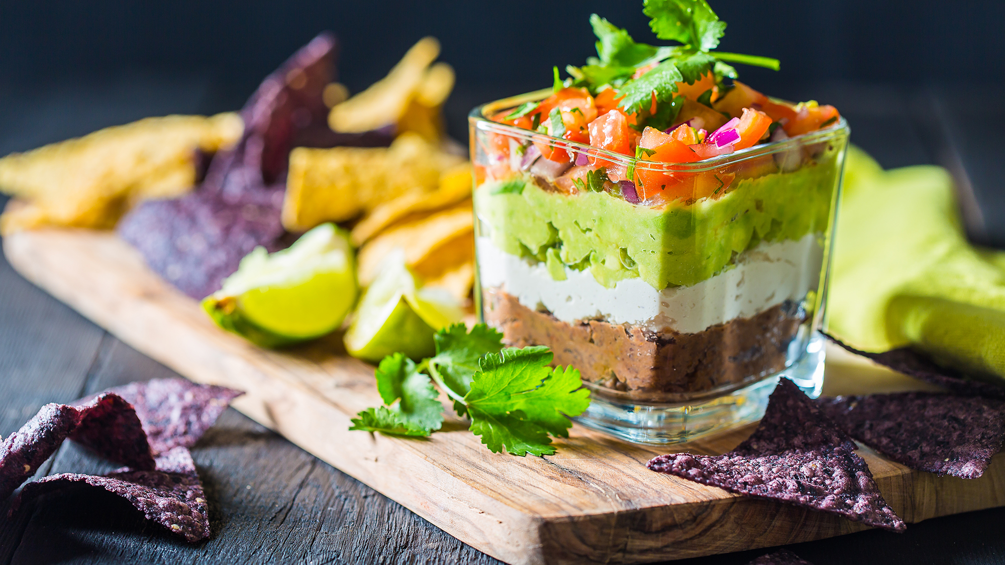 Four Layer Black Bean Dip