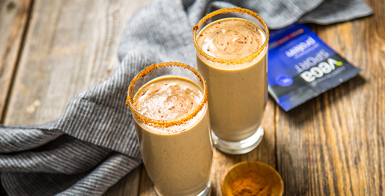 Churro Protein Shakes with vega sport premium protein