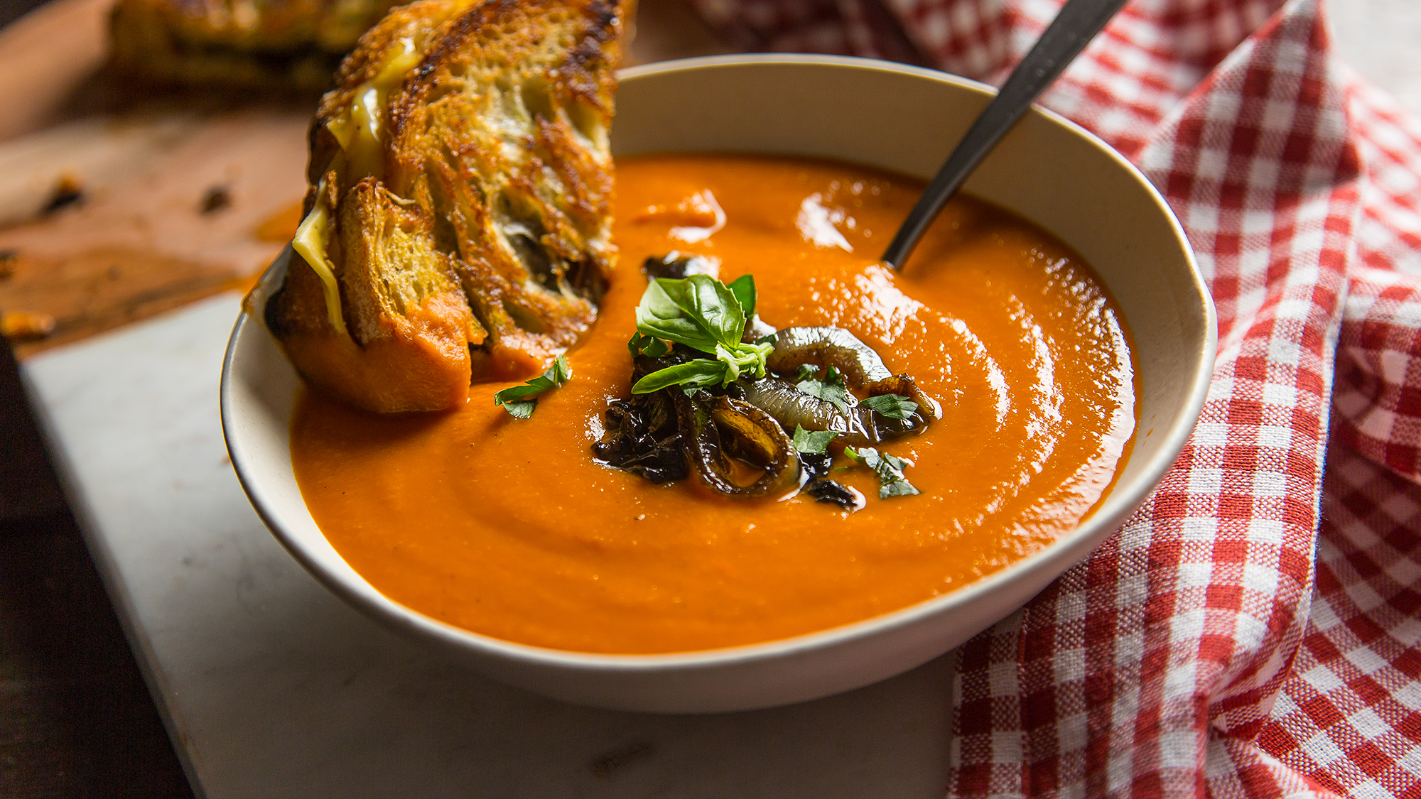 Grilled Cheese and Tomato Soup