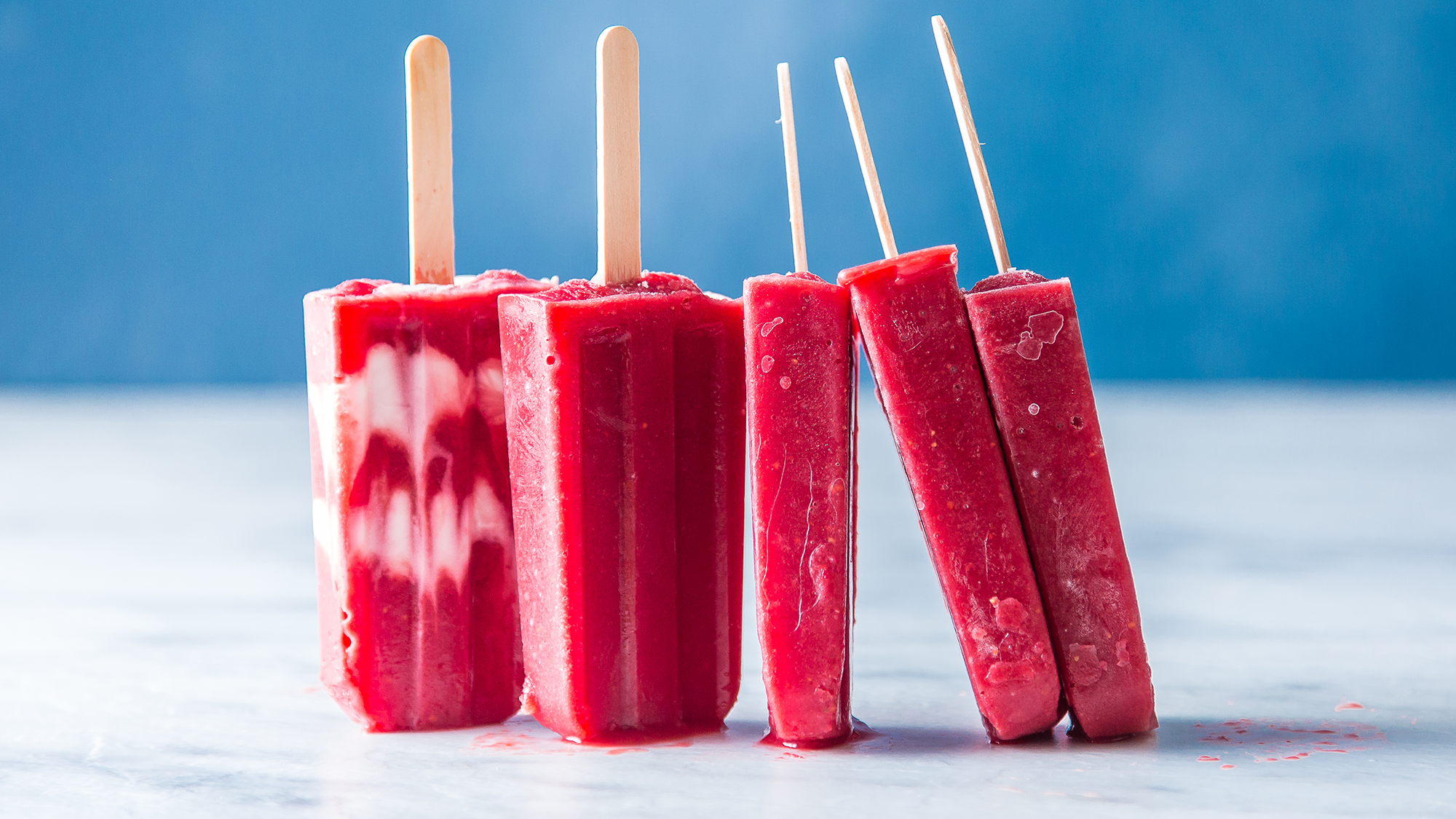 Rhubarb Ice Pops