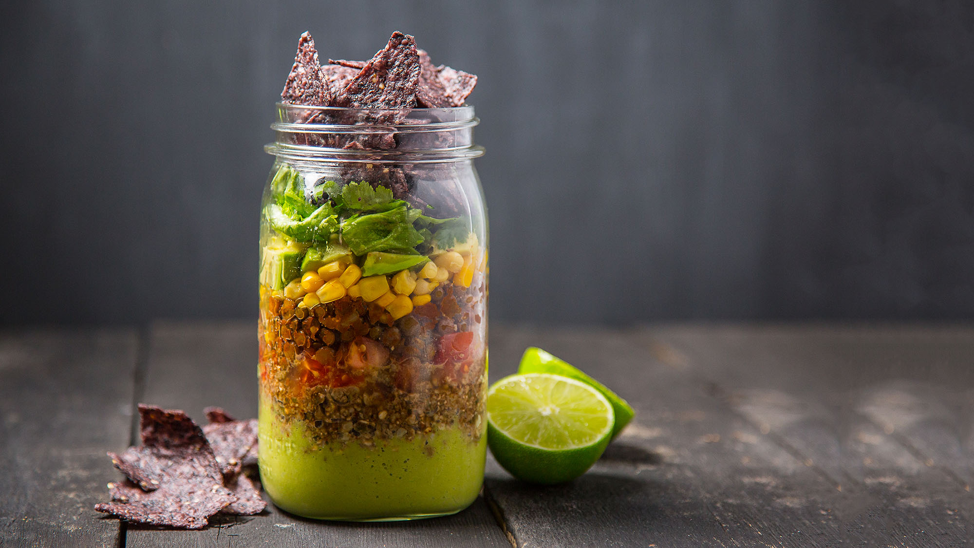 Mason Jar Taco Salad 