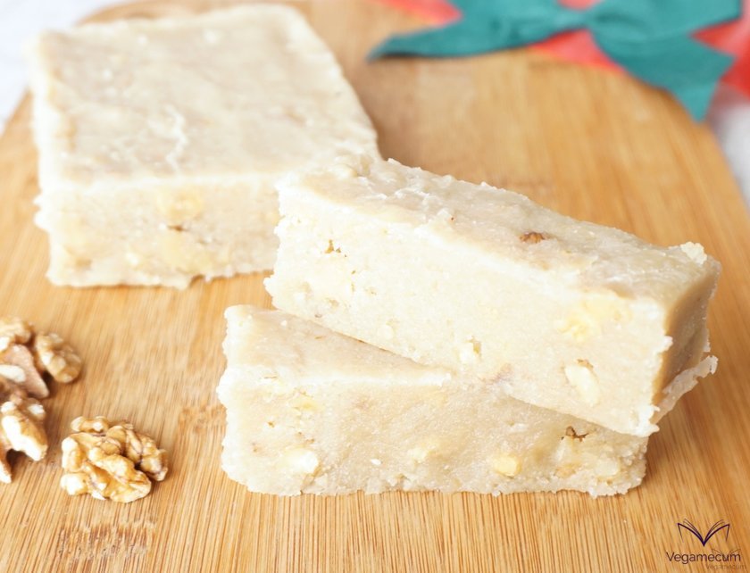 Vegan cream and walnut nougat Vegan cream and walnut nougat