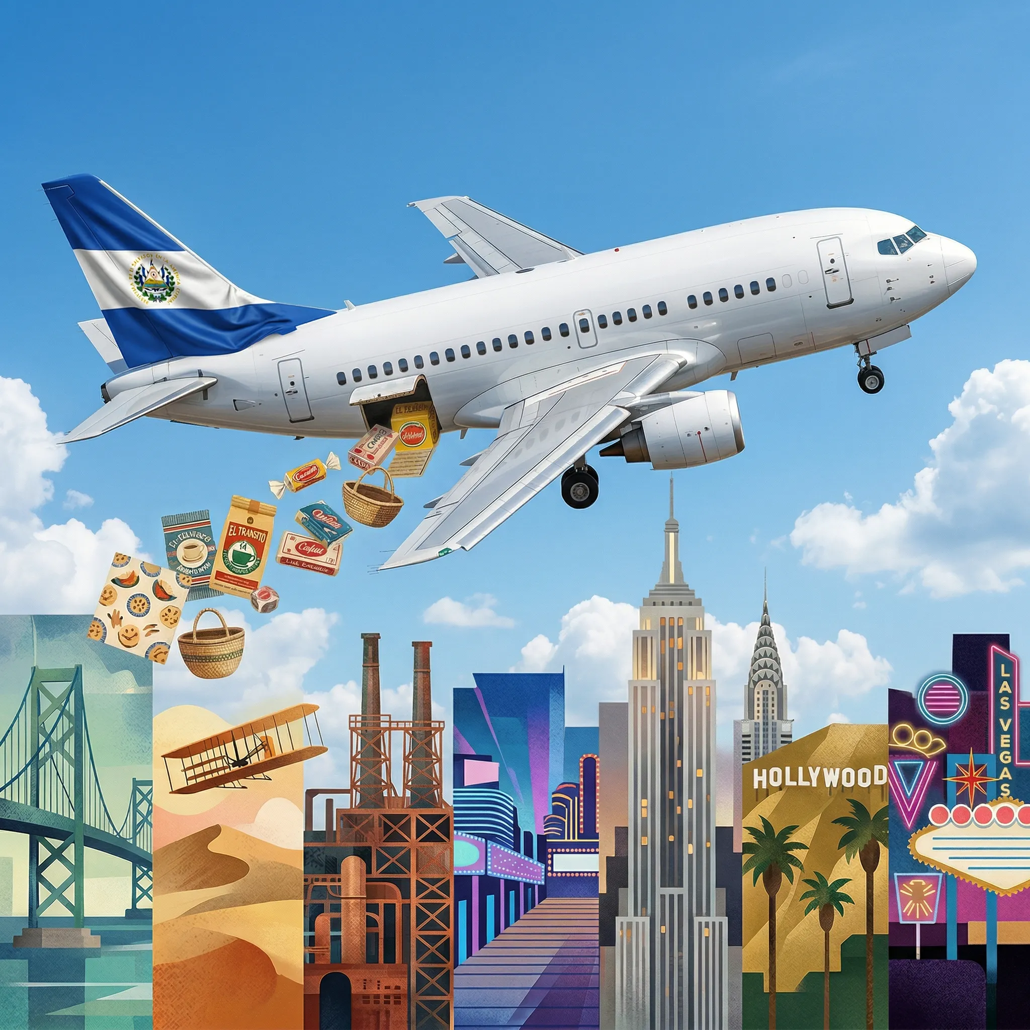 Envíos desde Estados Unidos a El Salvador