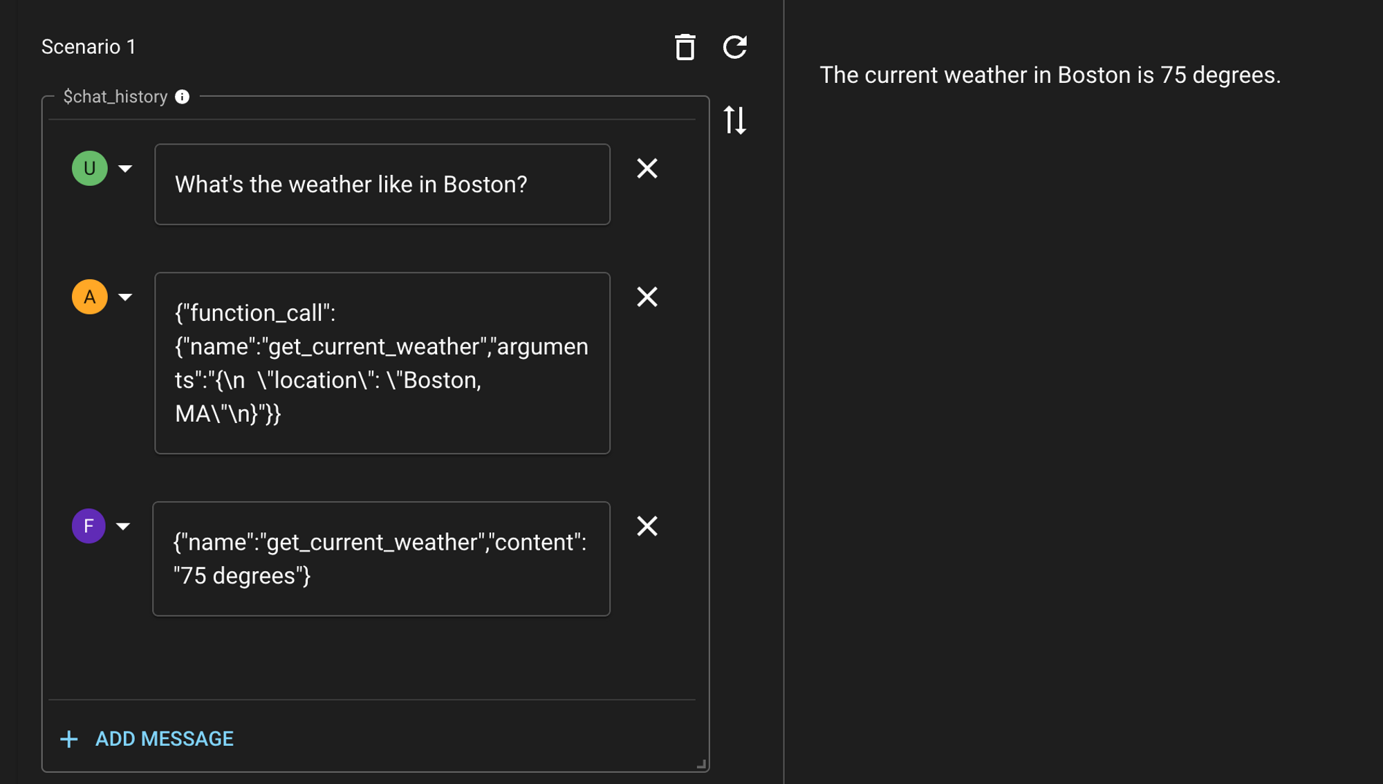 Assistant Response Following FUnction Call