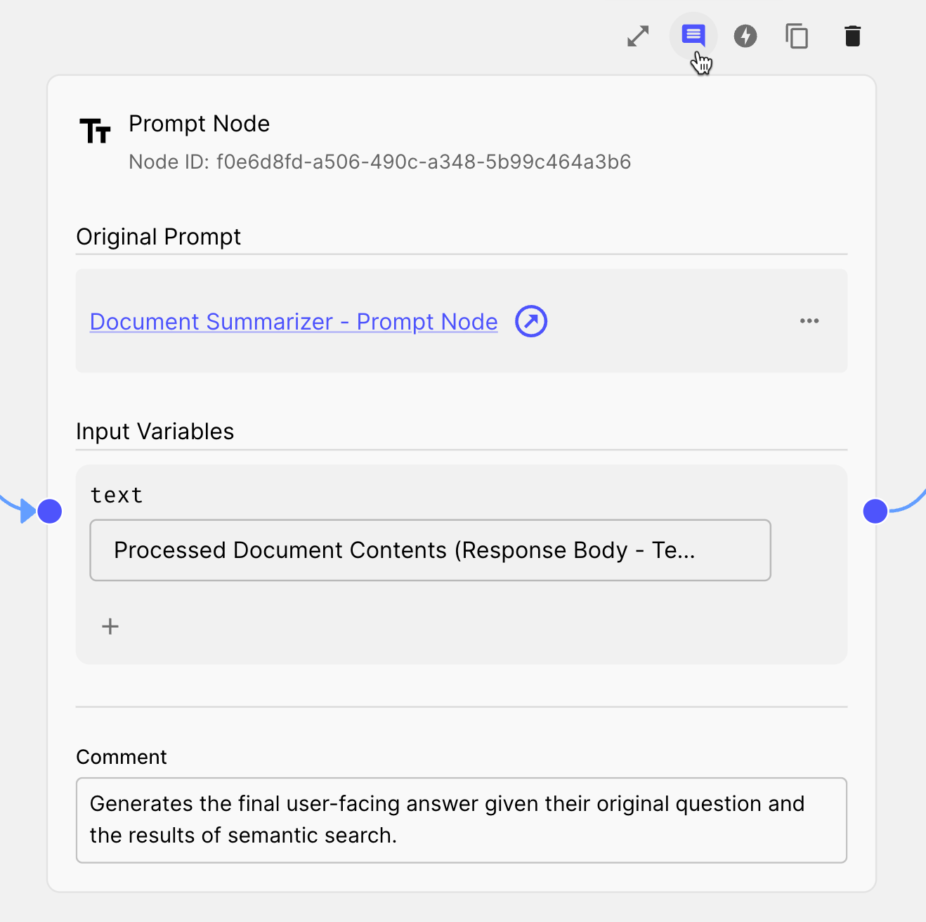 Node Comments