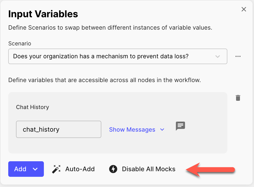 Enable Disable All Mocks