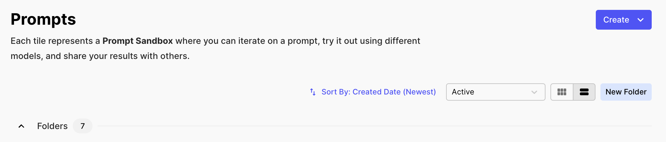 Index page sort dropdown