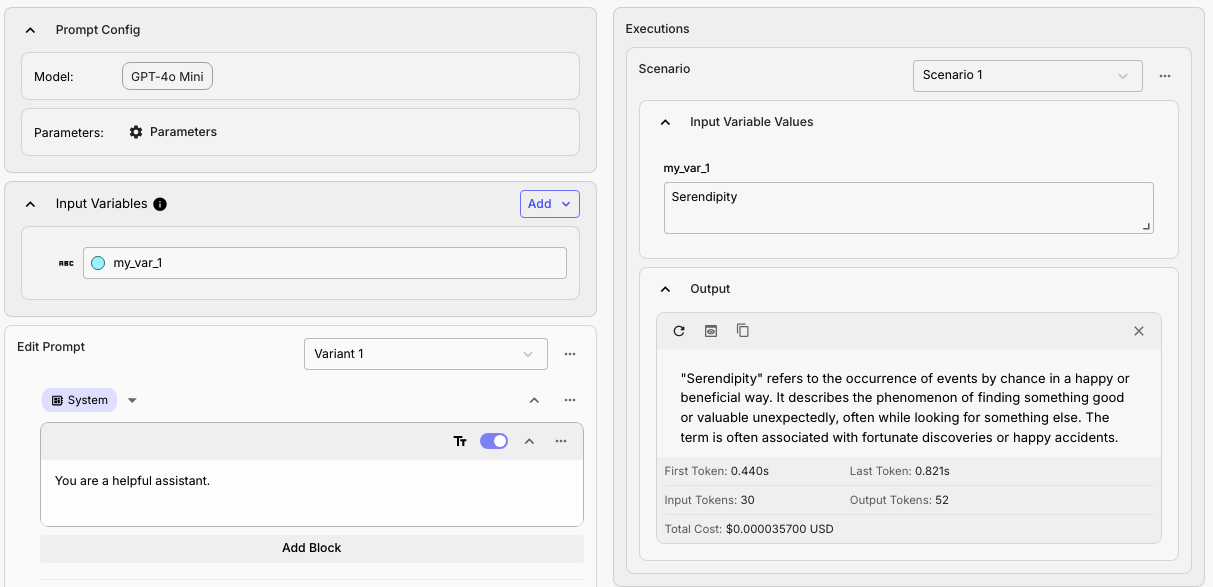 Prompt Sandbox With Cost Tracking