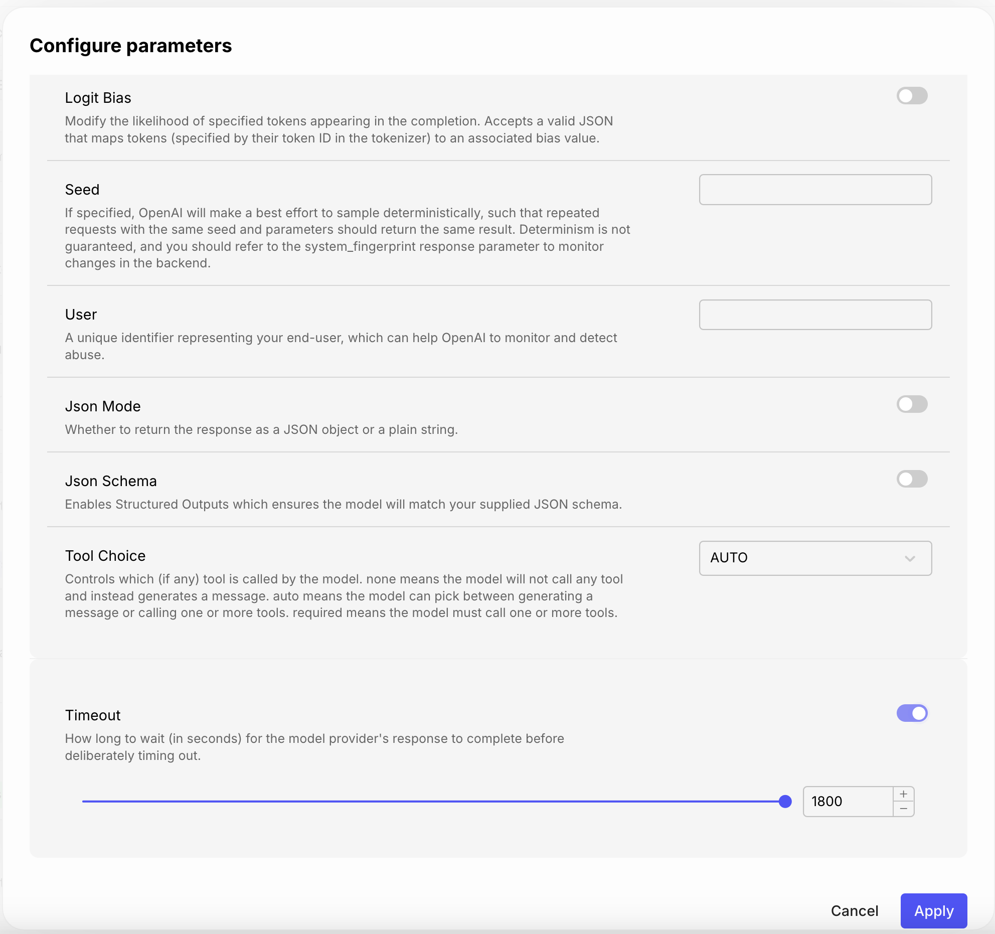 Set Timeout Duration