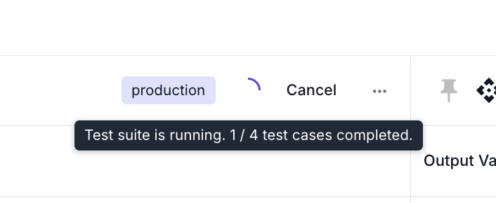 Test Suite Run Progress