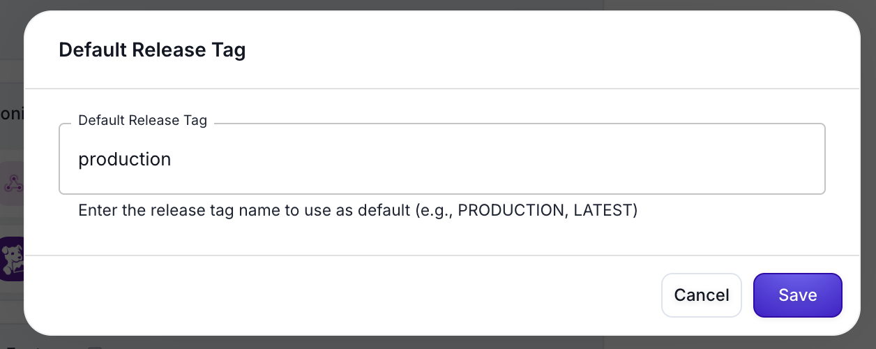 Default Tag Settings