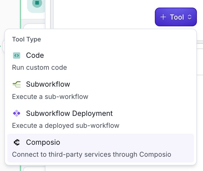 Add Composio Tool