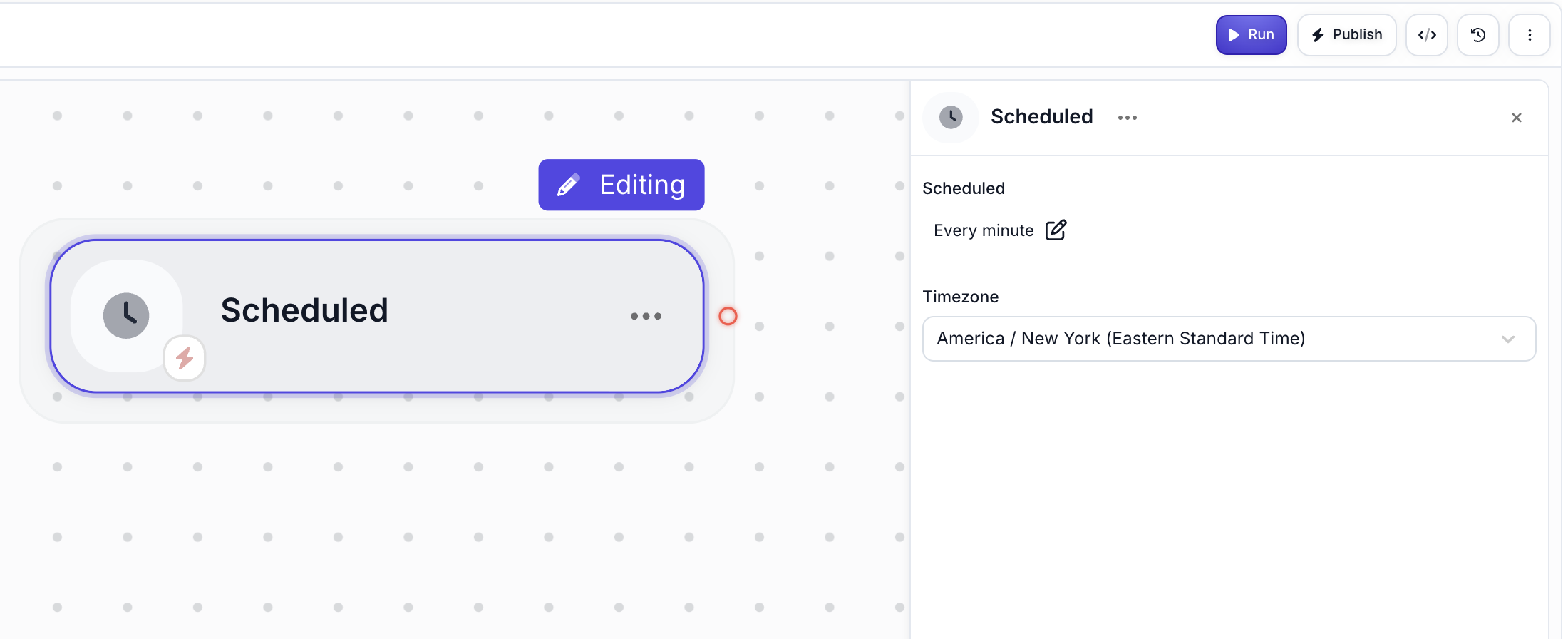 Scheduled Trigger Configuration