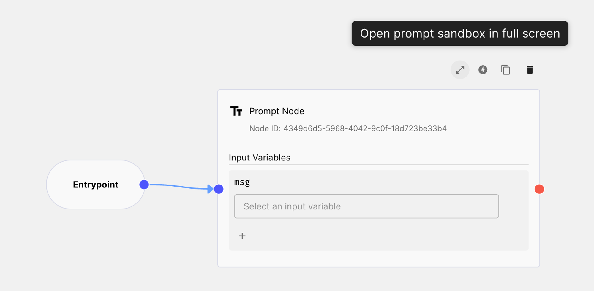 Add Prompt Node