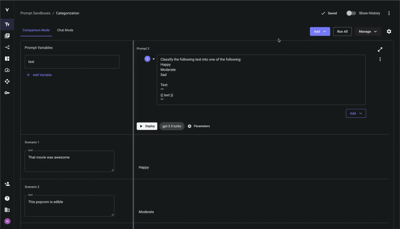 Previewing Compiled Prompts