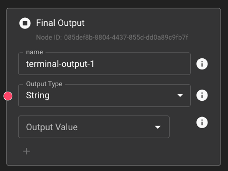 Final Output Node