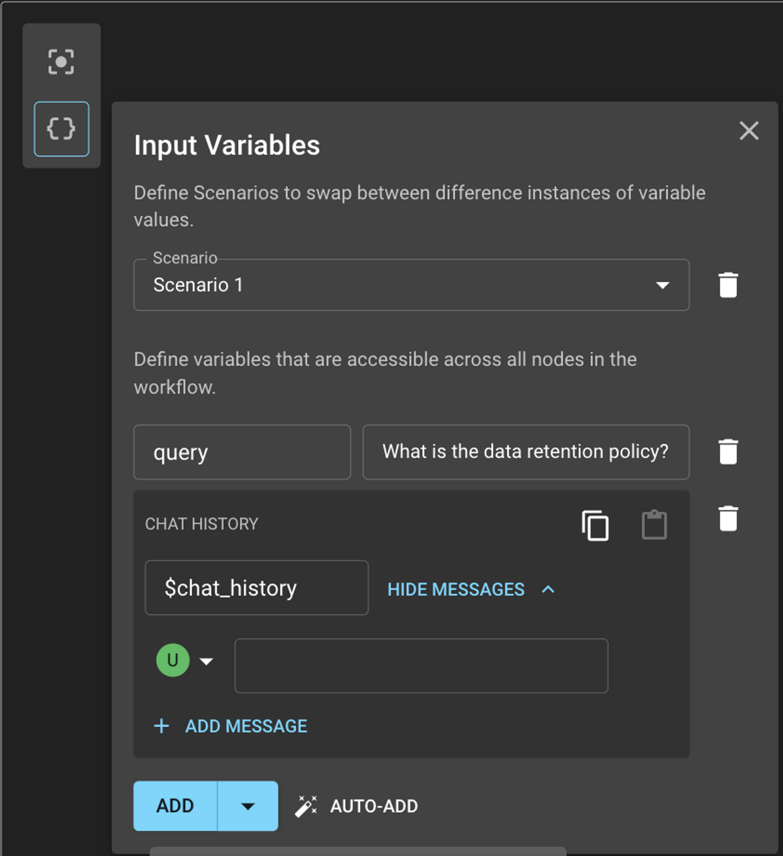 Workflow Inputs