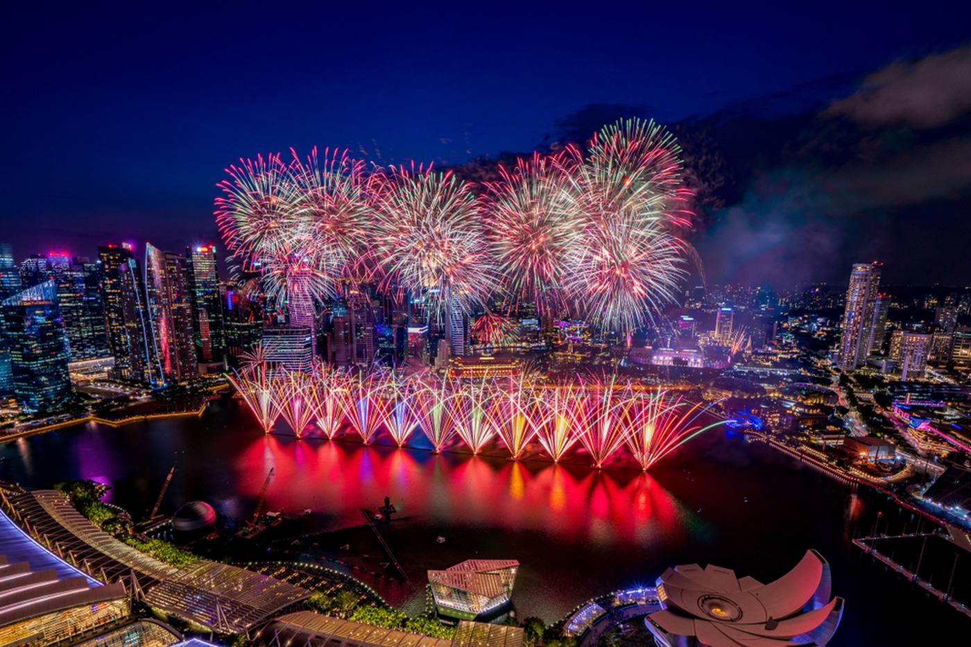 7月のシンガポールでマリーナ・ベイの花火を楽しもう！ナショナルデーの"プレビュー"が穴場 image