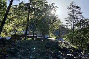 【岐阜県】エメラルドグリーンの川で遊ぼう！本谷オートキャンプ場
