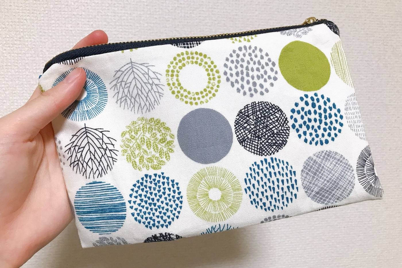 裁縫初心者OK！シンプルでおしゃれなスクエアポーチの作り方【ハンドメンド】 image