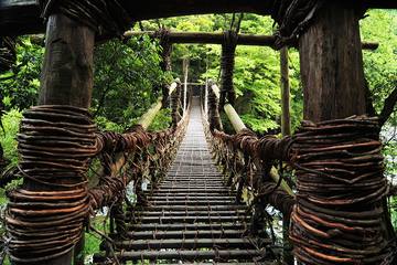 徳島県の絶叫スポット？日本三大秘境にある「祖谷のかずら橋」でハラハラドキドキ！