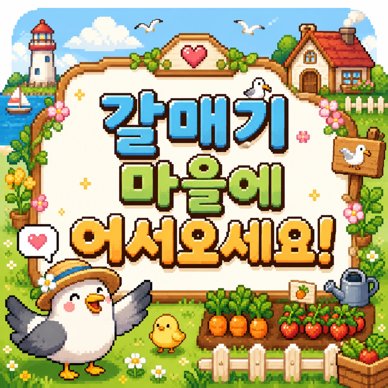 갈매기 마을에 어서 오세요!