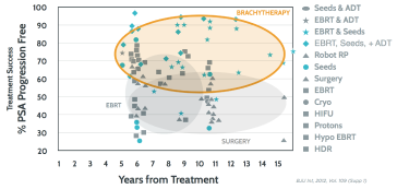 Brachytherapy Prostate Treatment High Risk