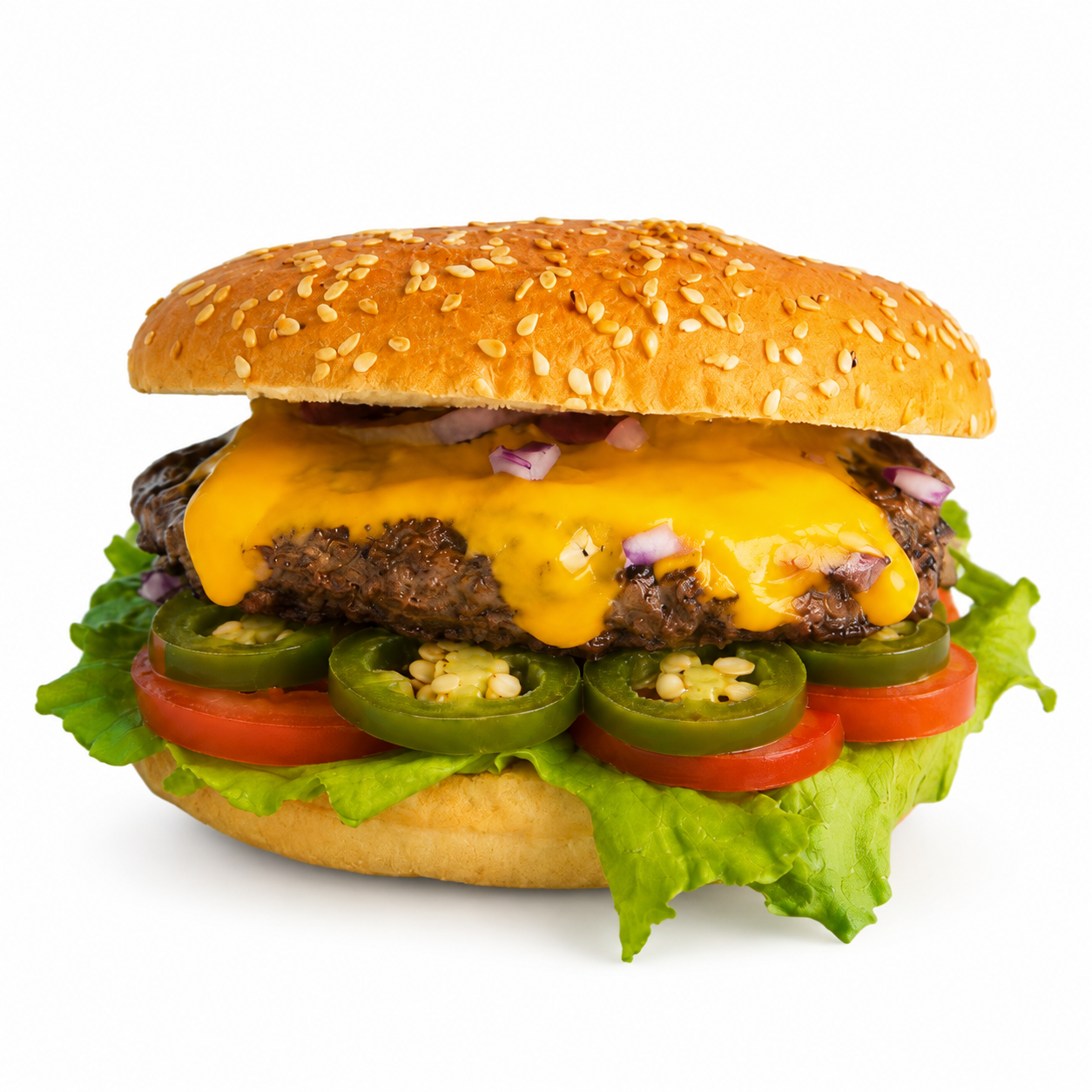 Spicy chedder jalapeno beef