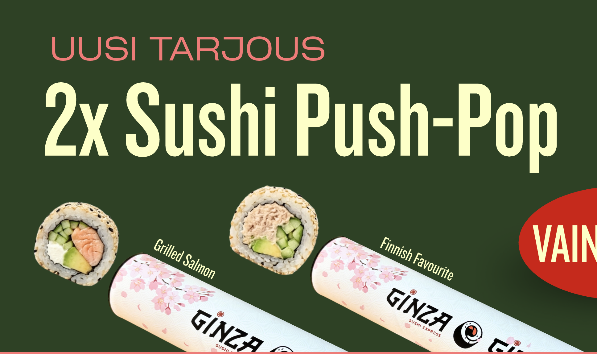 2x Sushi Push-Pop