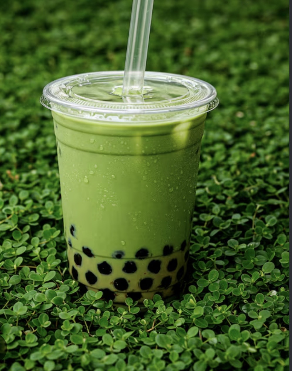 Matcha Milk Tea (500ml)