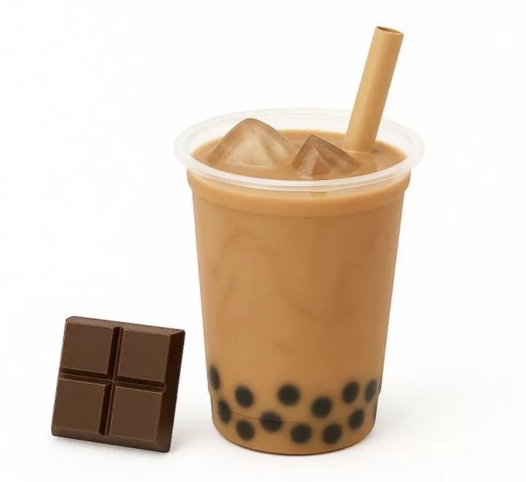 Chocolate Bubble Milk(No Tea) (500ml)