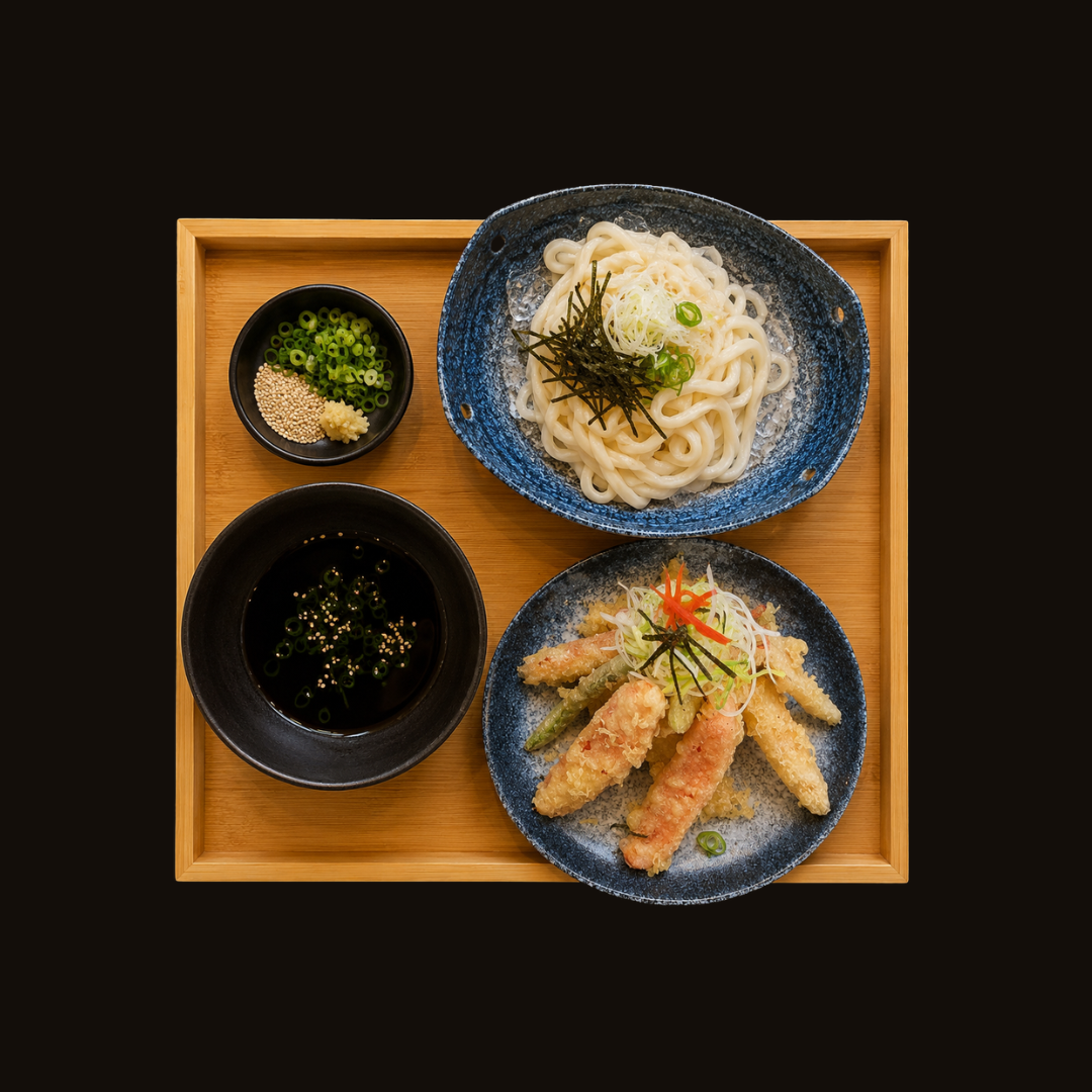 Tempura Vegetable with Cold Udon
