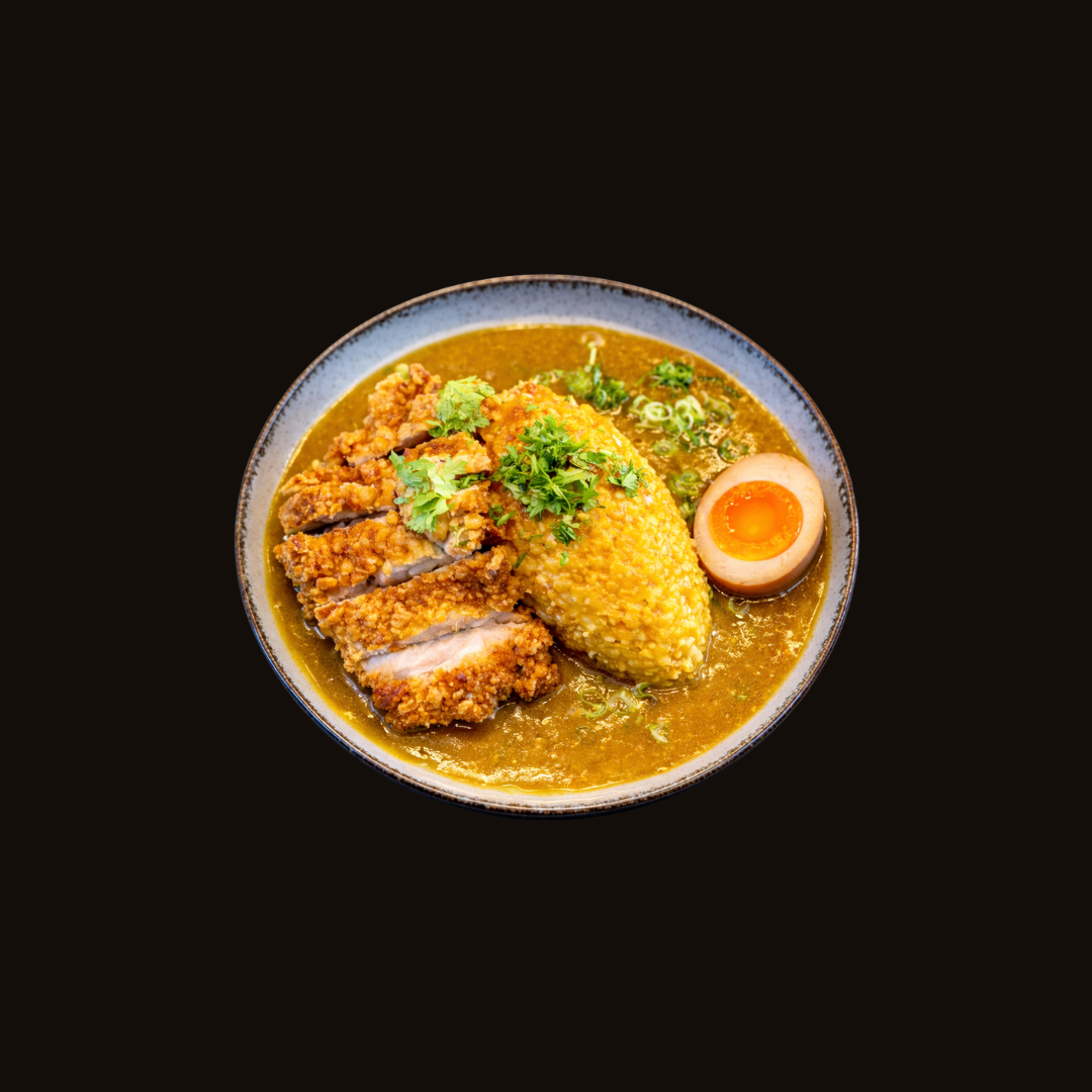 Japanese Curry Rice with Deep Fried Chicken Cutlet