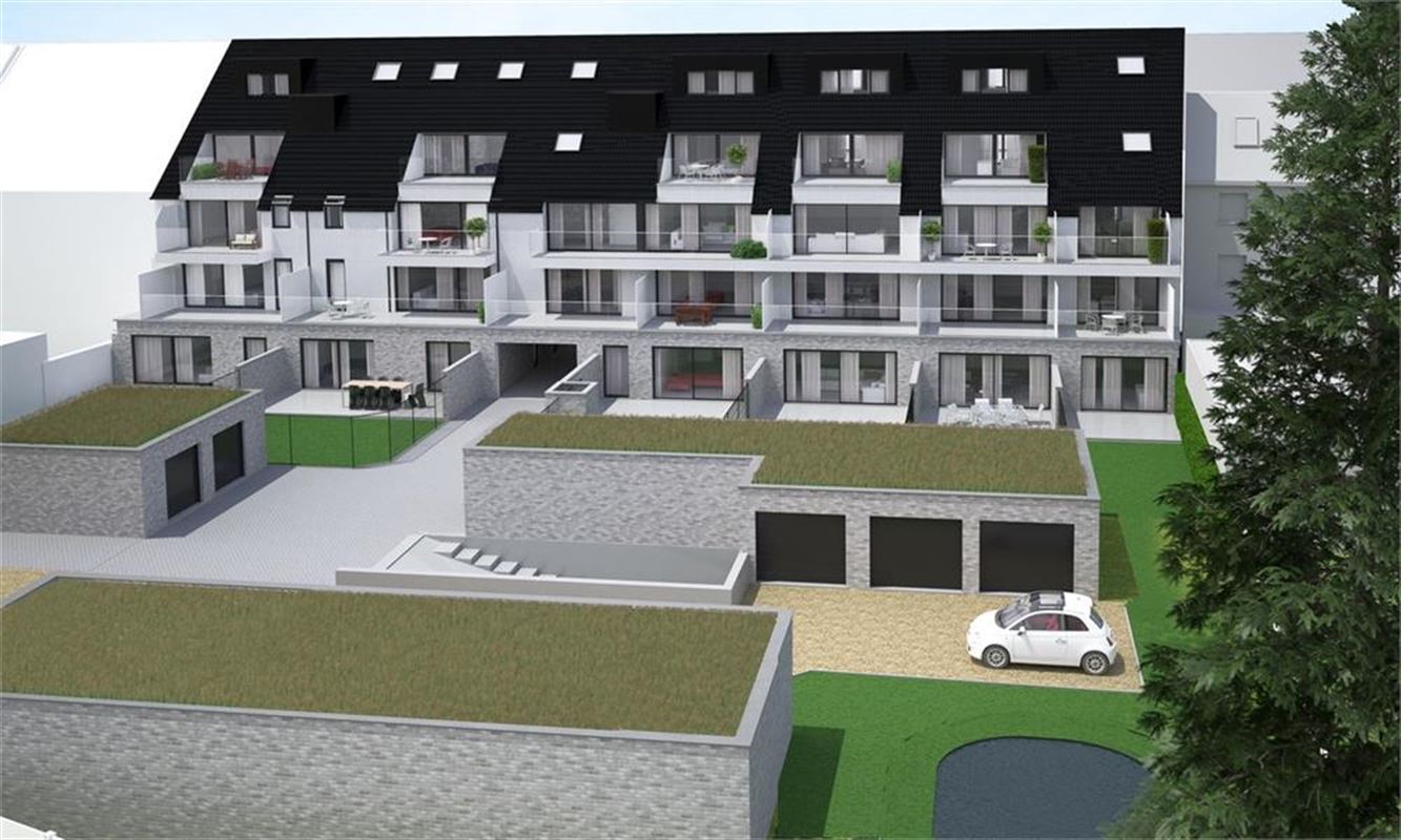 Residentie Sanglier: nieuwbouw duplexappartement op 3de verdieping van 100m² met 2 slpk en terras van 13m²