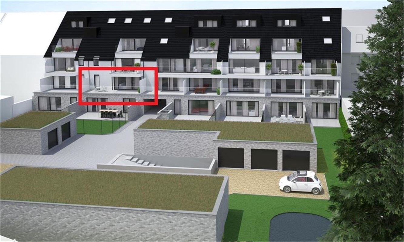 Residentie Sanglier: nieuwbouwappartement op 1ste verdieping van 126m² met 3 slpk en terras