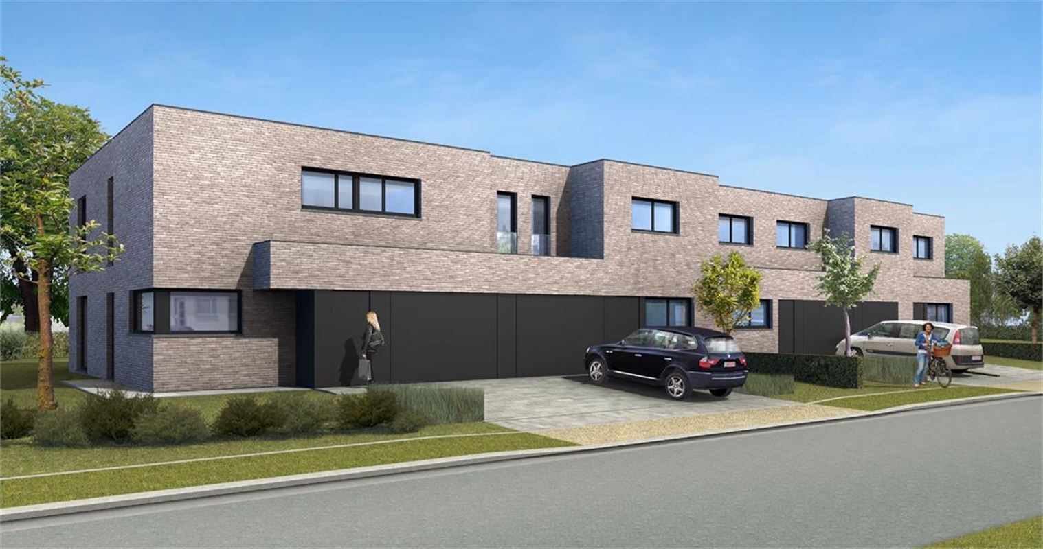 Prachtige nieuwbouwwoning met 4 slpk, inpandige garage en tuin in het centrum van Evergem