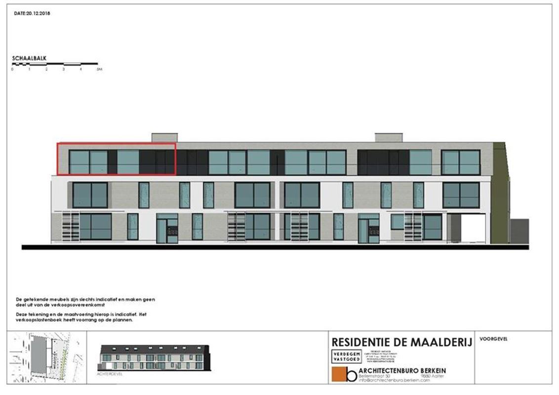 Nieuwbouwappartement (2.1) met 2 slpk en zonnig groot terras