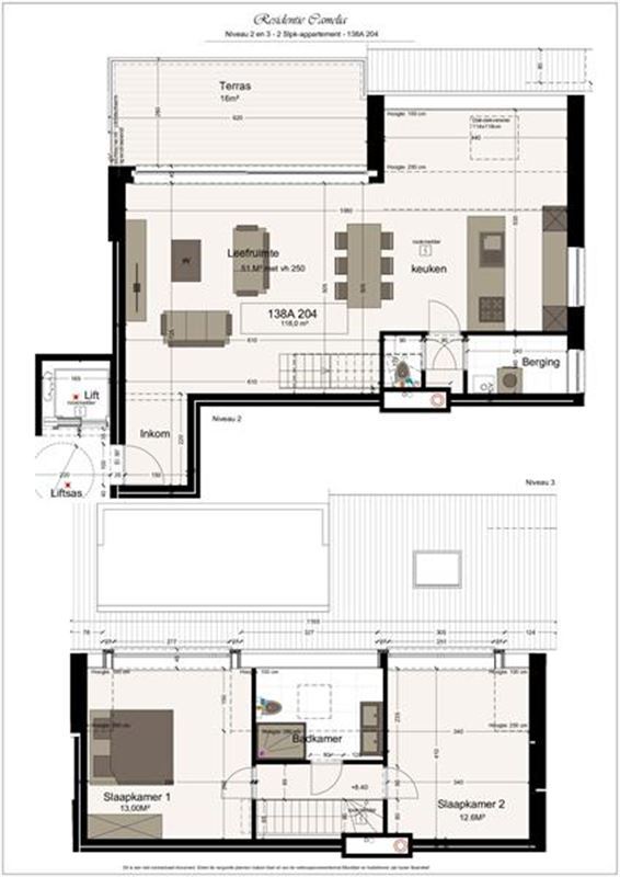 Stijlvol wonen in een doordachte architectuur doe je in Residentie Camelia te Sleidinge