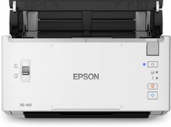 Epson WORKFORCE DS-410 ADF + Manual feed scanner 600 x 600DPI A4 Zwart, Wit Epson WORKFORCE DS-410 ADF + Manual feed scanner 600 x 600DPI A4 Zwart, Wit