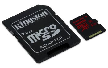 Kingston Technology microSDXC UHS-I U3 90R/80W 128GB 128GB MicroSDXC UHS-I Class 10 flashgeheugen Kingston Technology microSDXC UHS-I U3 90R/80W 128GB 128GB MicroSDXC UHS-I Class 10 flashgeheugen