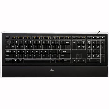 Logitech K740 Verlicht Toetsenbord QWERTY Logitech K740 Verlicht Toetsenbord QWERTY