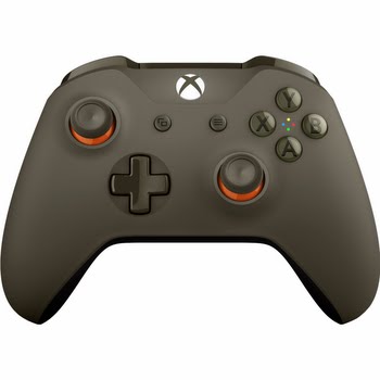 Microsoft Xbox One S Draadloze Controller Grijs/Groen Microsoft Xbox One S Draadloze Controller Grijs/Groen