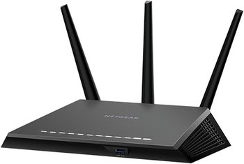 Netgear R7000P Dual-band (2.4 GHz / 5 GHz) Gigabit Ethernet Zwart draadloze router Netgear R7000P Dual-band (2.4 GHz / 5 GHz) Gigabit Ethernet Zwart draadloze router