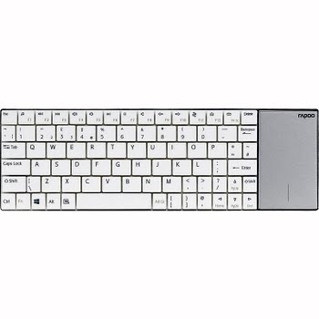 Rapoo E2710 Wireless Multimedia Touchpad Keyboard Qwerty Wit Rapoo E2710 Wireless Multimedia Touchpad Keyboard Qwerty Wit