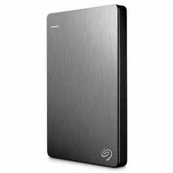 Seagate Backup Plus 2TB Backup Plus Slim draagbare schijf, Zilver Seagate Backup Plus 2TB Backup Plus Slim draagbare schijf, Zilver