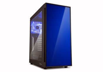 Sharkoon AM5 Window Zwart, Blauw computerbehuizing Sharkoon AM5 Window Zwart, Blauw computerbehuizing